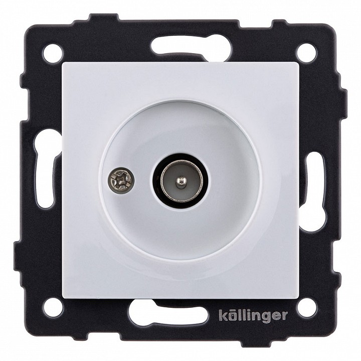 ТВ-розетка без рамки Kollinger  REA-007WH