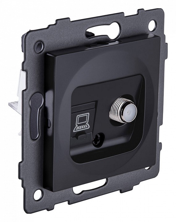 ТВ-розетка и SAT-розетка оконечная без рамки Kollinger  REA-014BM