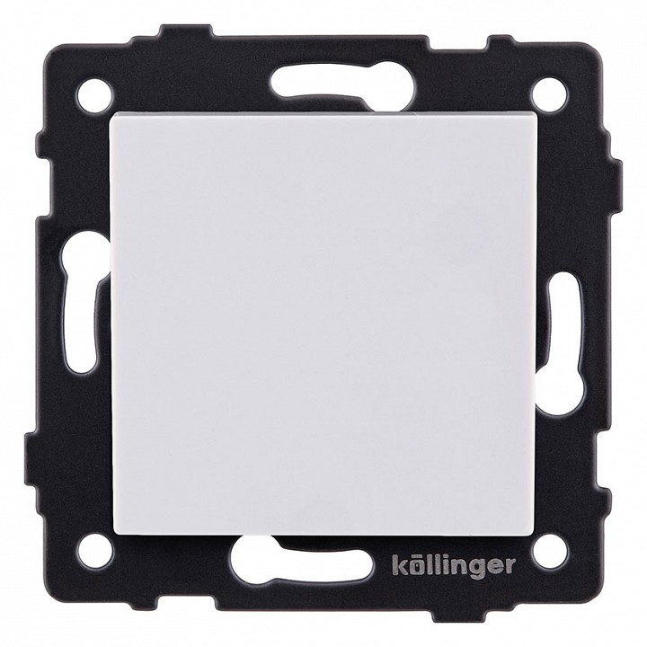 Выключатель проходной одноклавишный без рамки Kollinger  REA-S-003WH