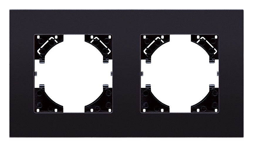 Рамка на 2 поста Kollinger Reflex MG RM2BK