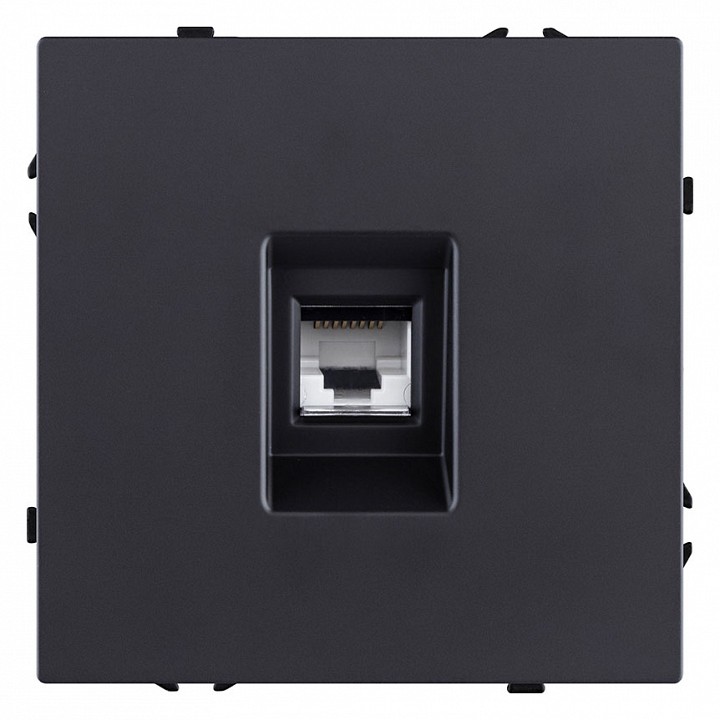 Розетка Ethernet RJ-45 без рамки Kollinger Eclipse EC-017BK