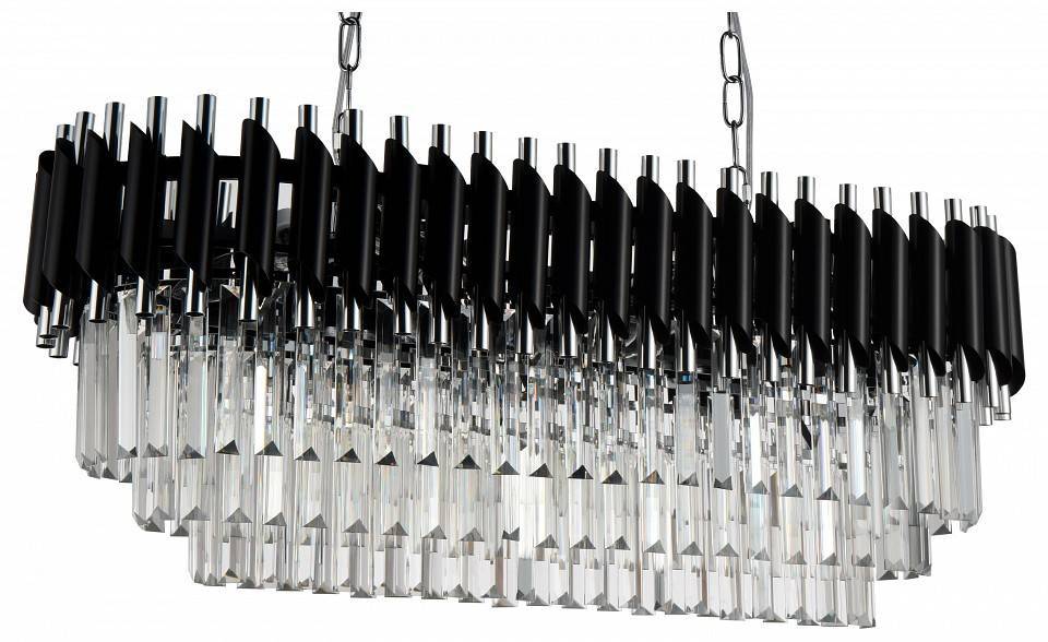 Подвесная люстра Natali Kovaltseva Darian 76017/8C CHROME BLACK