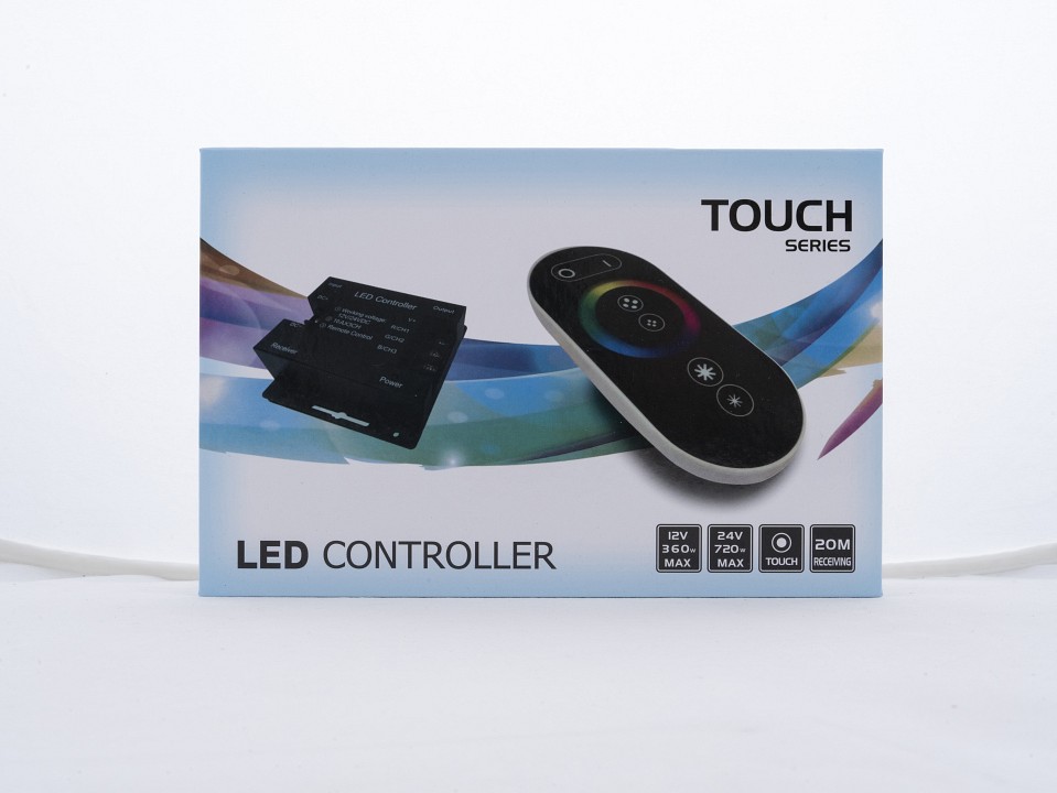 Контроллер-регулятор цвета RGB с пультом ДУ LEDS POWER T3 RF 30A 003764