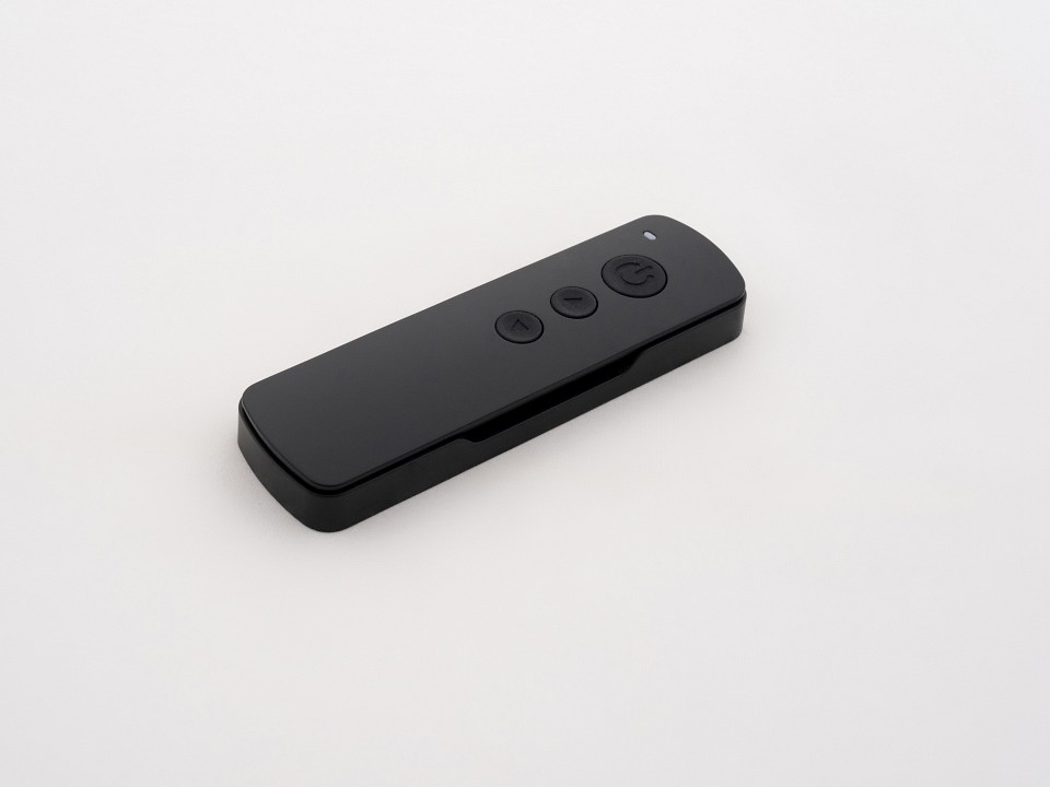 Контроллер-диммер с пультом ДУ LEDS POWER N12-SB Nano RF 15A Black 005812