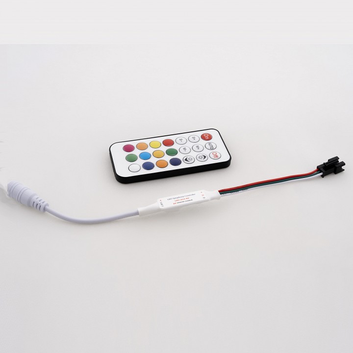 Контроллер с пультом ДУ LEDS POWER Mini RF 6A 21кн 005904