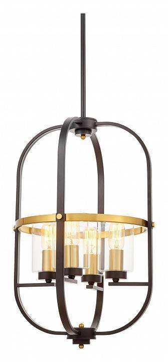 Люстра на штанге Lumina Deco Monterey LDP 1141-4 BK+MD