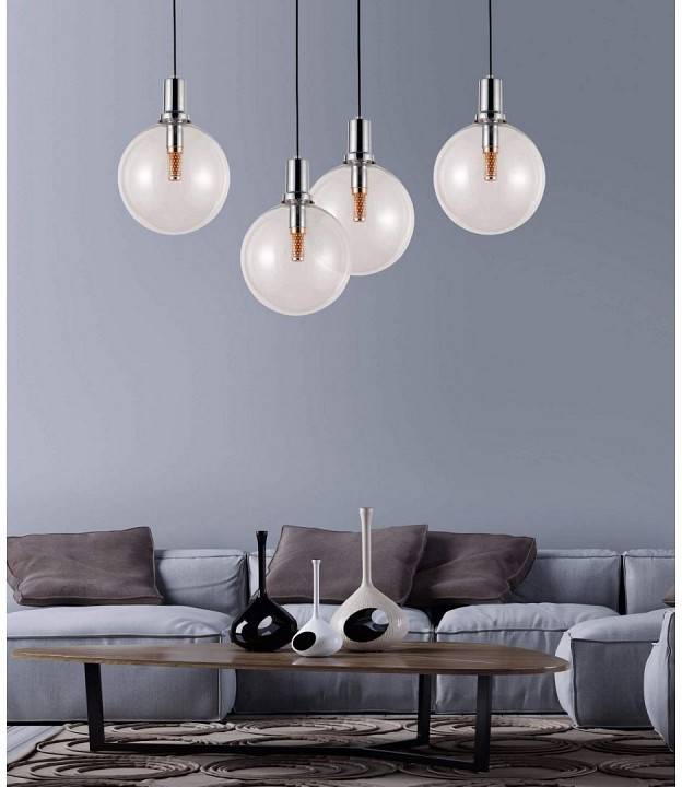 Подвесной светильник Lumina Deco Dorito LDP 1212-250 GY+CHR