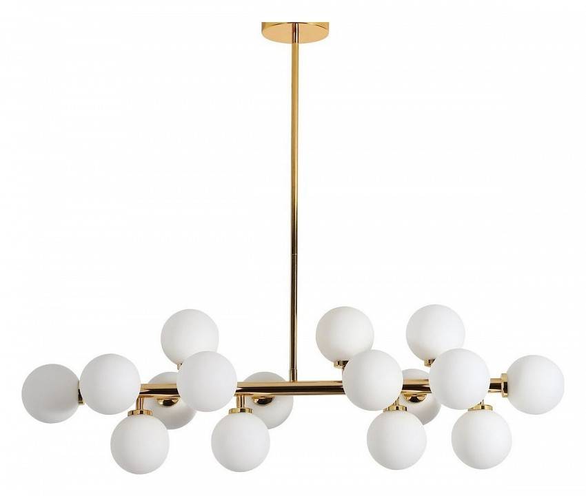 Люстра на штанге LUMINA DECO Marsiada LDP 6033-16 GD