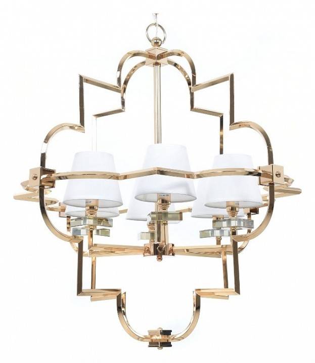 Подвесная люстра Lumina Deco Baltimore LDP 8020-6 GD+WT