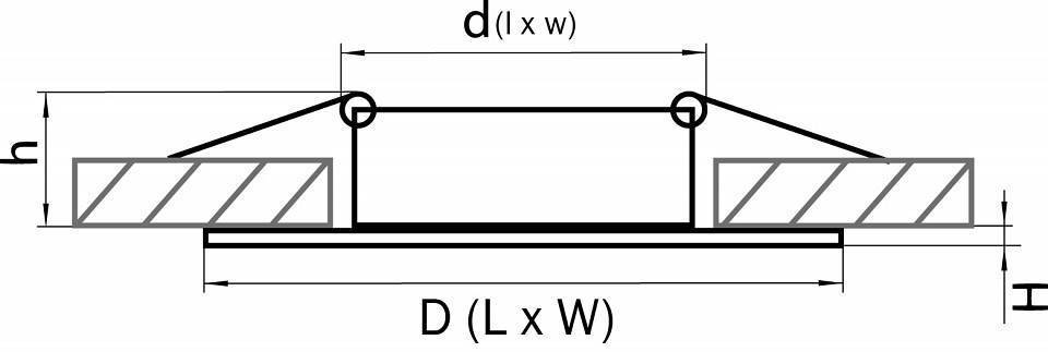 Встраиваемый светильник Lightstar Banale Weng 011007