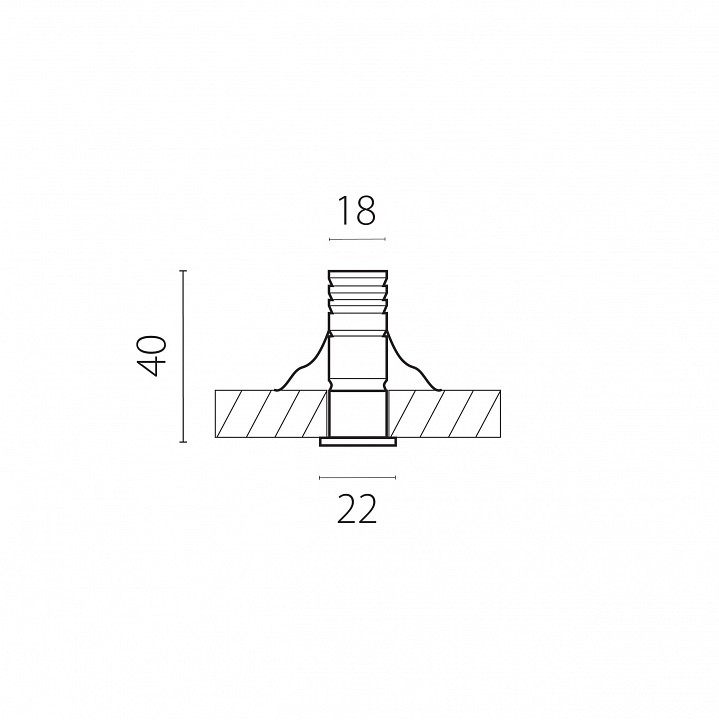 Встраиваемый светильник Lightstar Mobi 032016