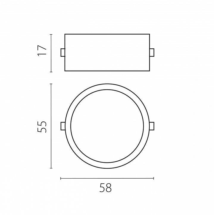 Кольцо декоративное Lightstar Domino 214003