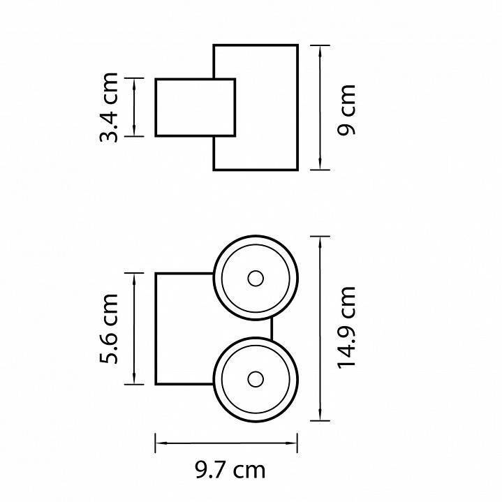 Накладной светильник Lightstar Paro LED 352692