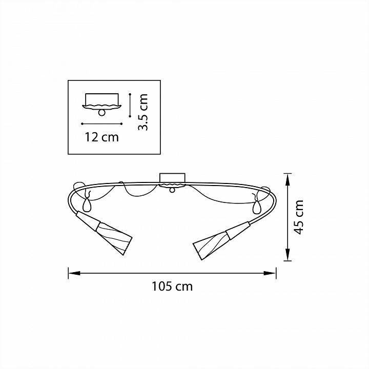 Потолочная люстра Lightstar Aereo 711121