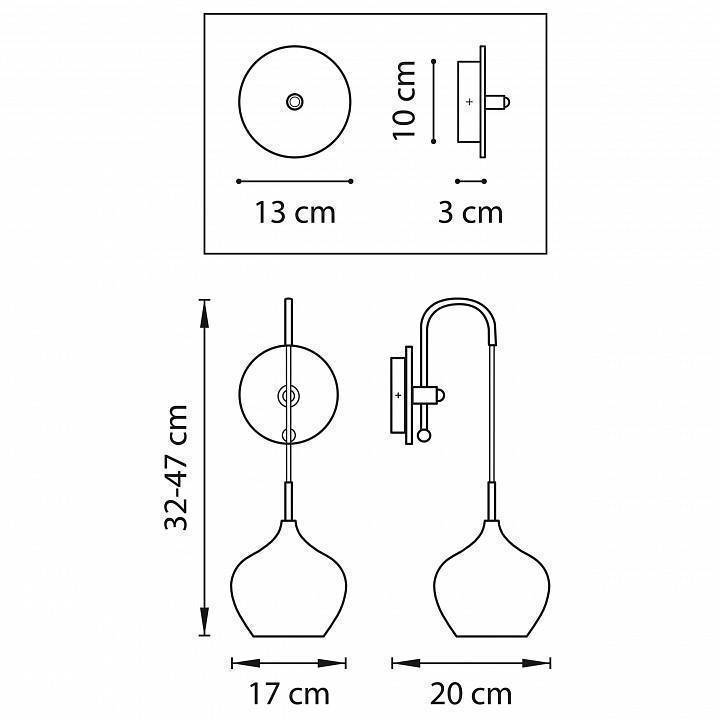 Бра Lightstar Pentola 803547