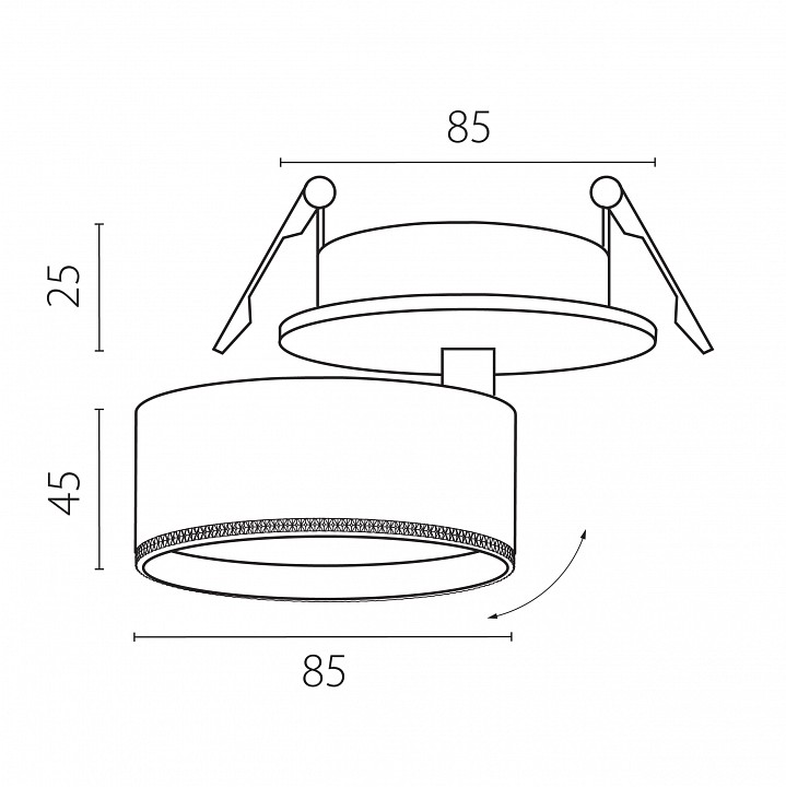 Спот Lightstar Alta Pro A5546RS