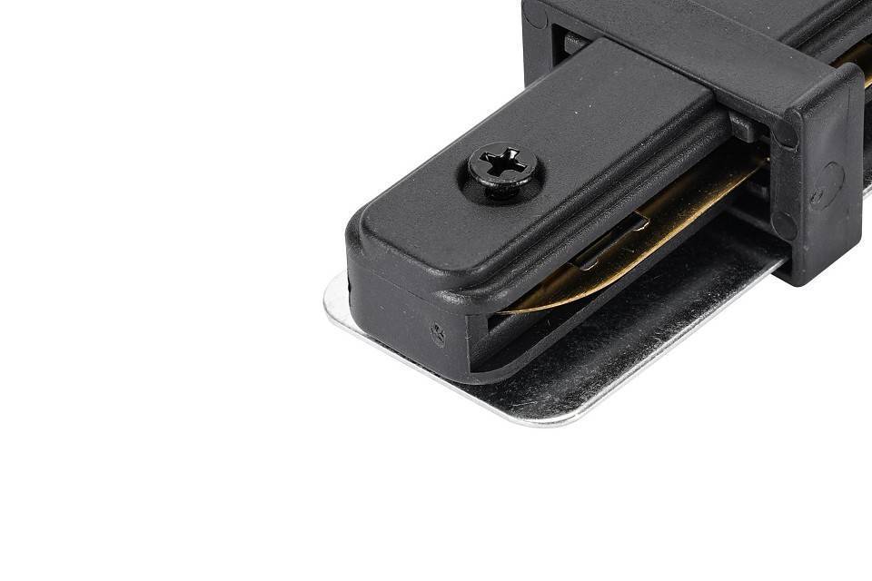 Соединитель линейный для треков Lucia Tucci Concone черный LTP-CN001I-B