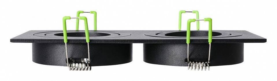 Встраиваемый светильник Lucia Tucci Rossari LTP-D012Q-02GU10-B 2xGU10 черный LTP-D012Q-02GU10-B