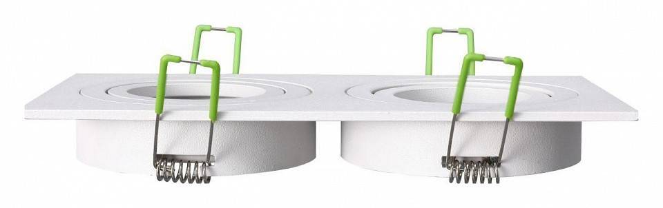 Встраиваемый светильник Lucia Tucci Rossari LTP-D012Q-02GU10-W 2xGU10 белый LTP-D012Q-02GU10-W