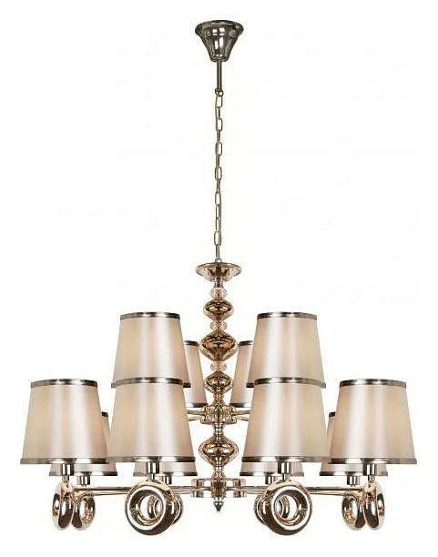 Подвесная люстра iLamp Brooklyn P2401-8+4 Nickel