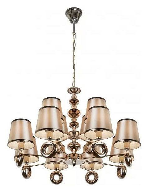 Подвесная люстра iLamp Brooklyn P2401-8+4 Nickel