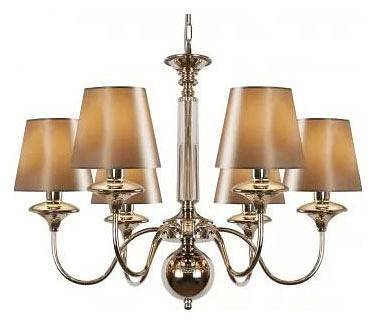 Подвесная люстра iLamp Rolling P2406-6  Nickel