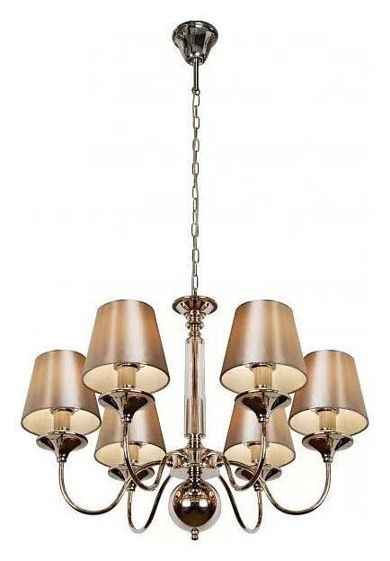 Подвесная люстра iLamp Rolling P2406-6  Nickel