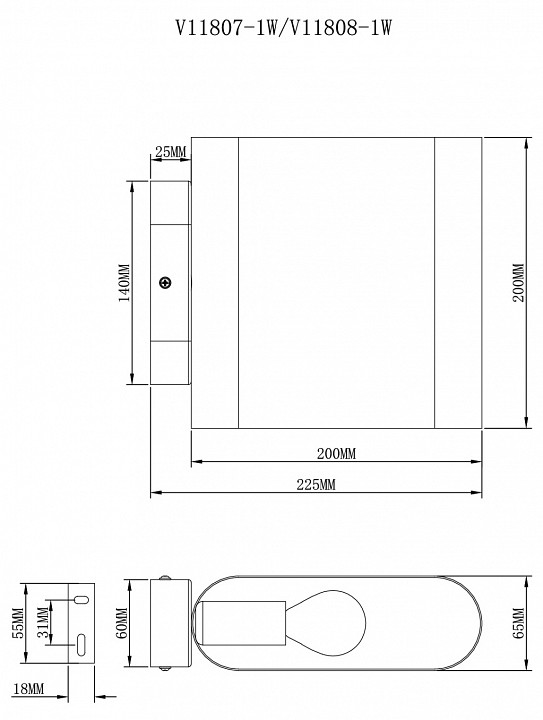 Бра Moderli Metalicana V11807-1W