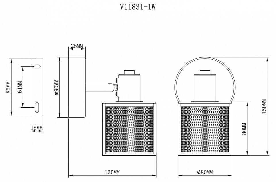 Спот Moderli Suspent V11831-1W
