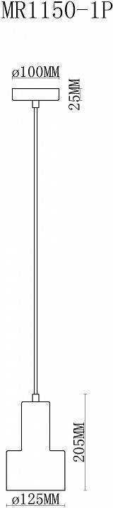 Подвесной светильник MyFar Lima MR1150-1P