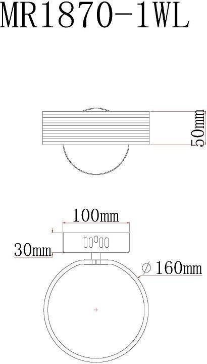Бра MyFar Vinsent MR1870-1WL