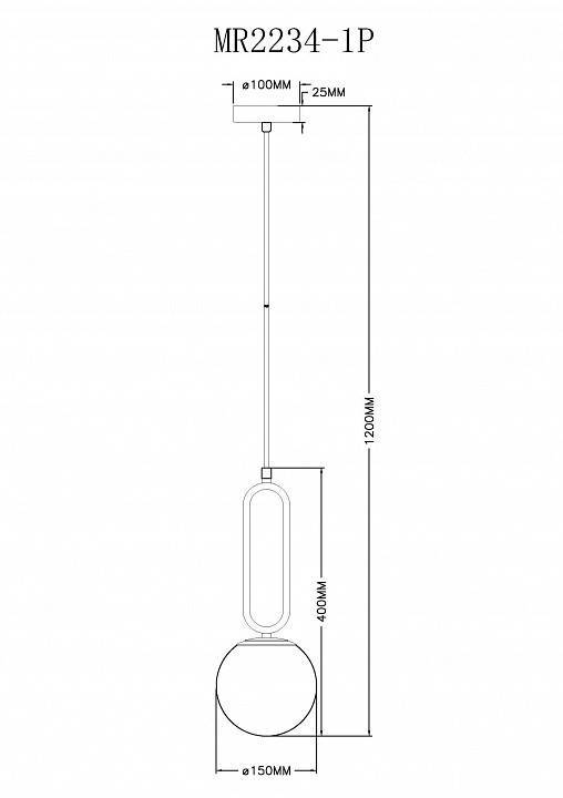 Подвесной светильник MyFar Pierre MR2234-1P