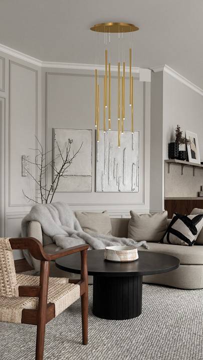 Люстра подвесная Milosh Tendence 853 26 ламп 0853CL-26GD