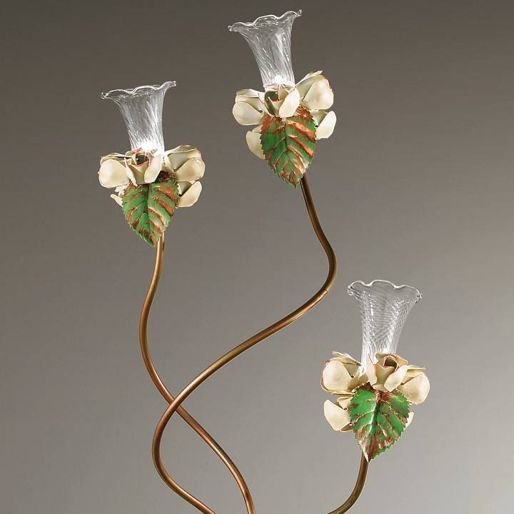 Настольная лампа декоративная MM Lampadari Roseto 6213/L3 V1909