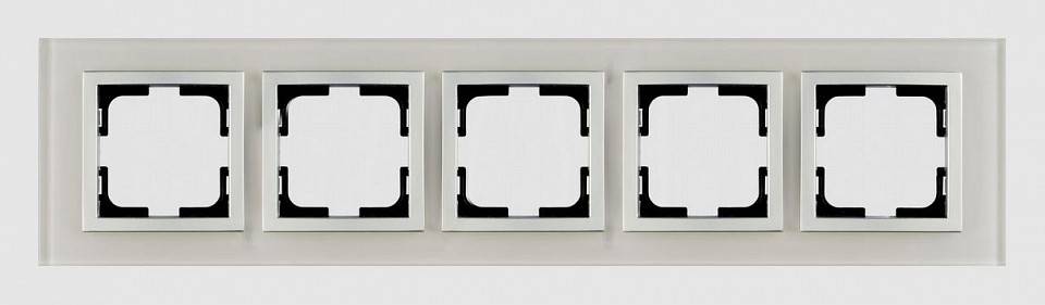 Рамка на 5 постов Mono Electric Style Glass 107-710000-164