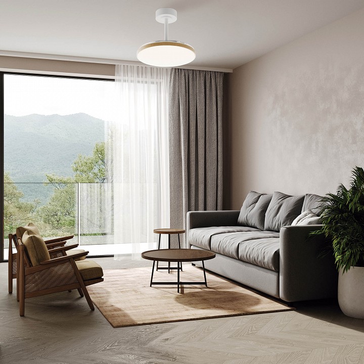 Светильник с вентилятором Mantra SLIM FAN 9009