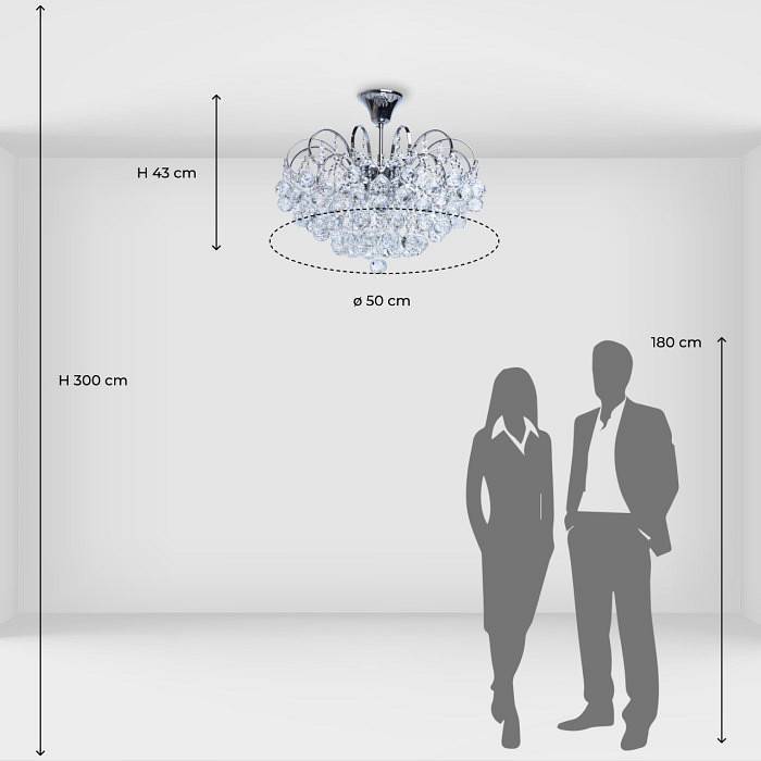 Люстра на штанге MW-Light Жемчуг 15 6 ламп 232017506
