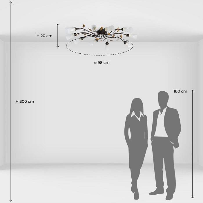 Потолочная люстра MW-Light Восторг 10 ламп 242015410