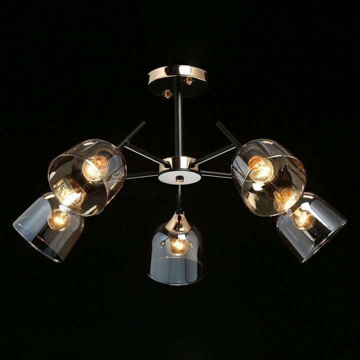 Люстра на штанге De City Альфа 18 5хE27 324017005