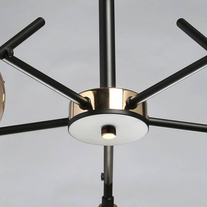 Люстра на штанге De City Альфа 18 5хE27 324017005