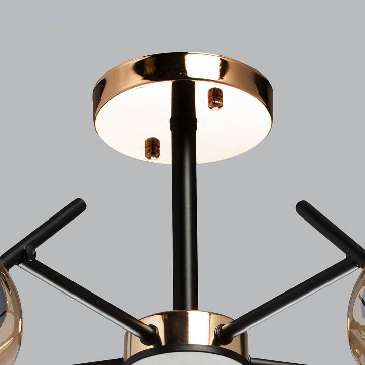 Люстра на штанге De City Альфа 18 5хE27 324017005