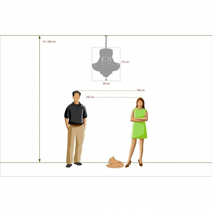 Подвесная люстра Chiaro Диана 9 ламп 340011409