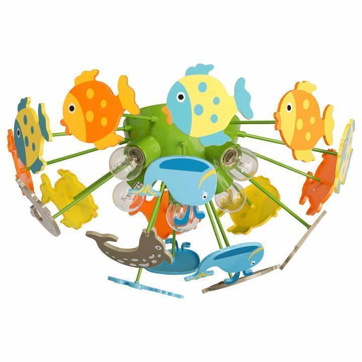 Потолочная люстра MW-Light Улыбка 11 5 ламп 365014605