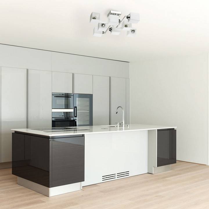 Люстра на штанге De City Тетро 8x60 Вт E27 673015108