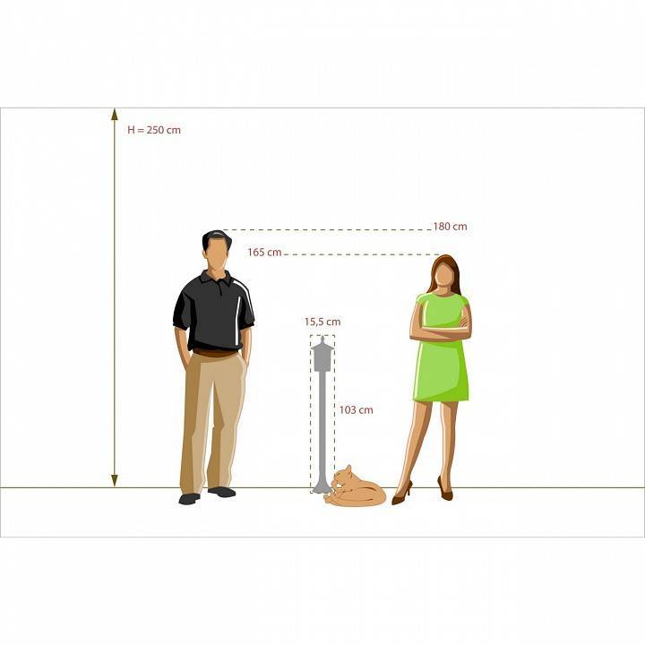 Уличный светильник DeMarkt Телаур 806041101