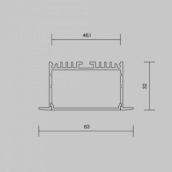 Короб встраиваемый Maytoni 632004