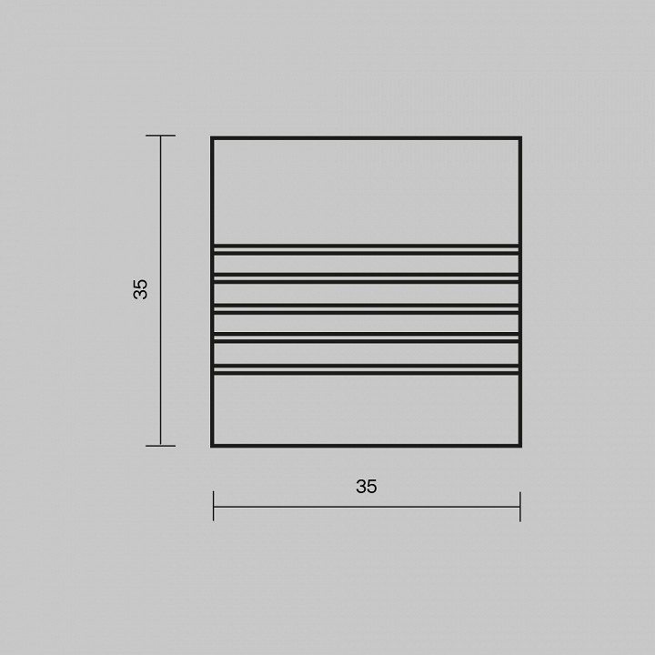 Заглушка для профиля Maytoni TRA004P черная 642033