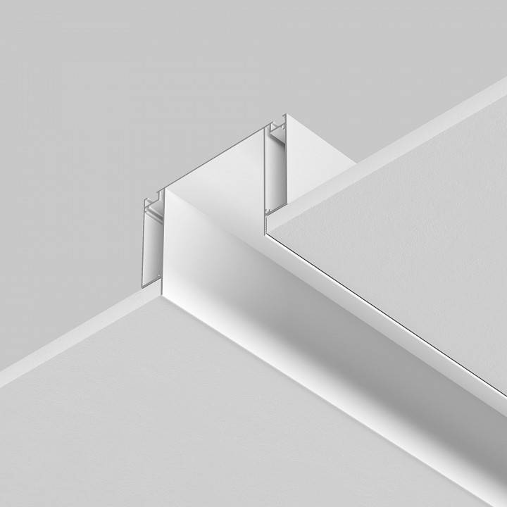 Профиль алюминиевый встраиваемый Maytoni ALM013EC 2 м ALM-11681-PL-W-2M