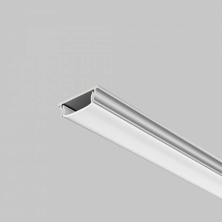 Профиль алюминиевый накладной Maytoni 2 м серебристый ALM-1806-S-2M