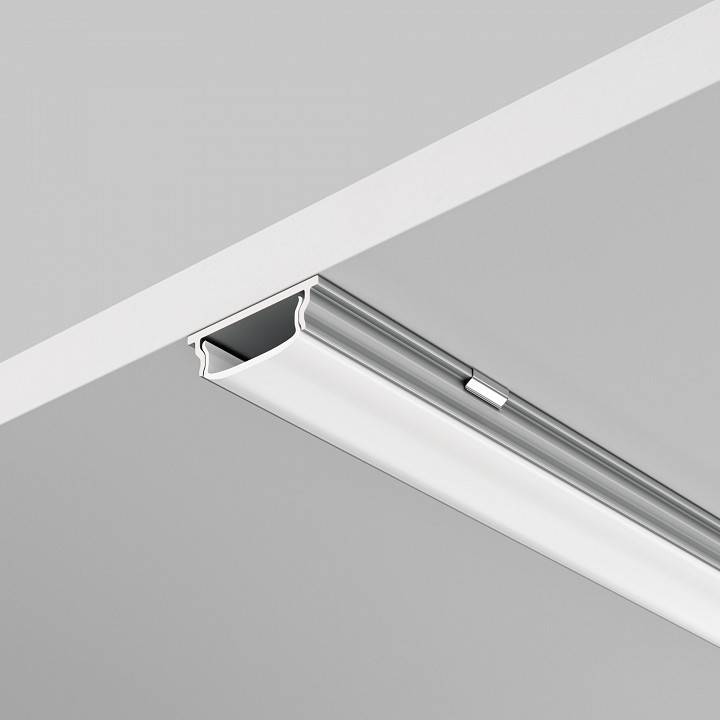 Профиль алюминиевый накладной Maytoni 2 м серебристый ALM-1806-S-2M